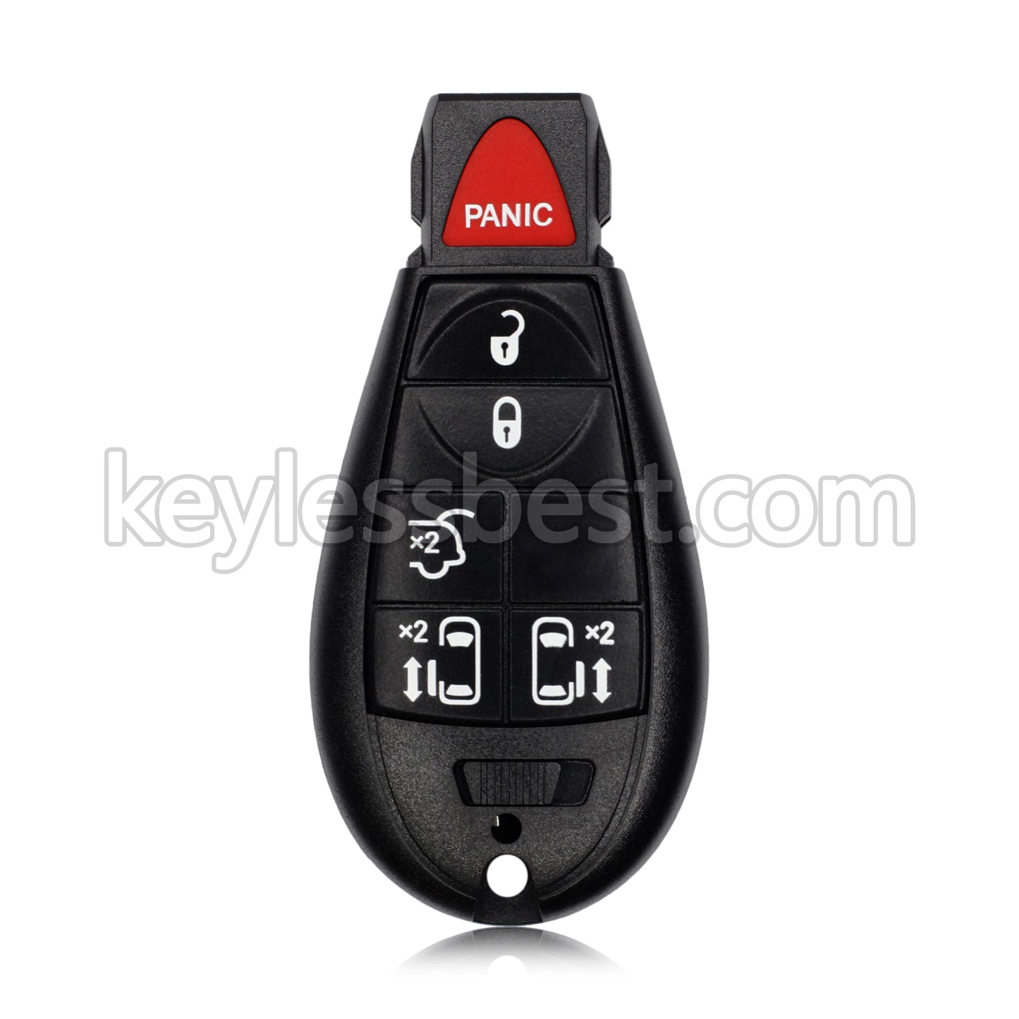 2006-2018 Chrysler Dodge Volkswagen Routan Jeep / 6 Buttons Remote Key / M3N5WY783X / 433MHz