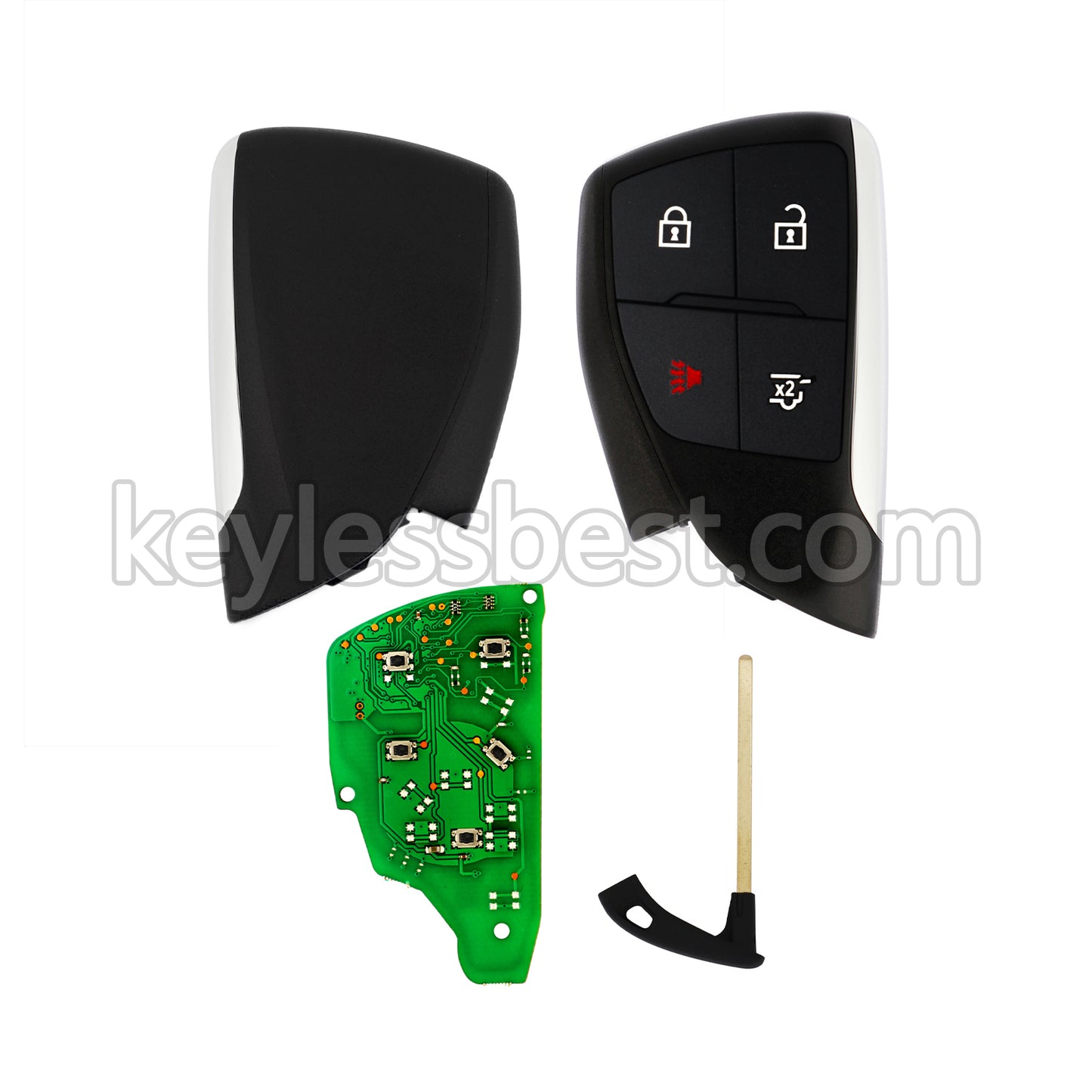 2021-2022 Chevrolet Suburban Tahoe / 4 Buttons Remote Key / YG0G21TB / 433MHz