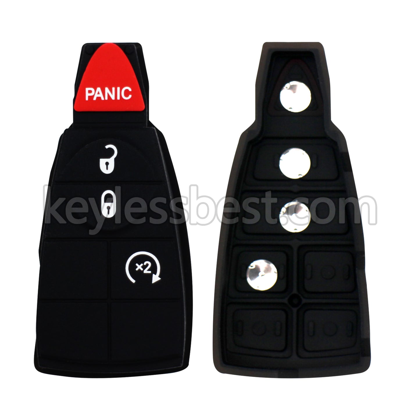 2008-2019 Dodge Chrysler Volkswagen Jeep / 4 Buttons Remote Key / M3N5WY783X / 433MH z