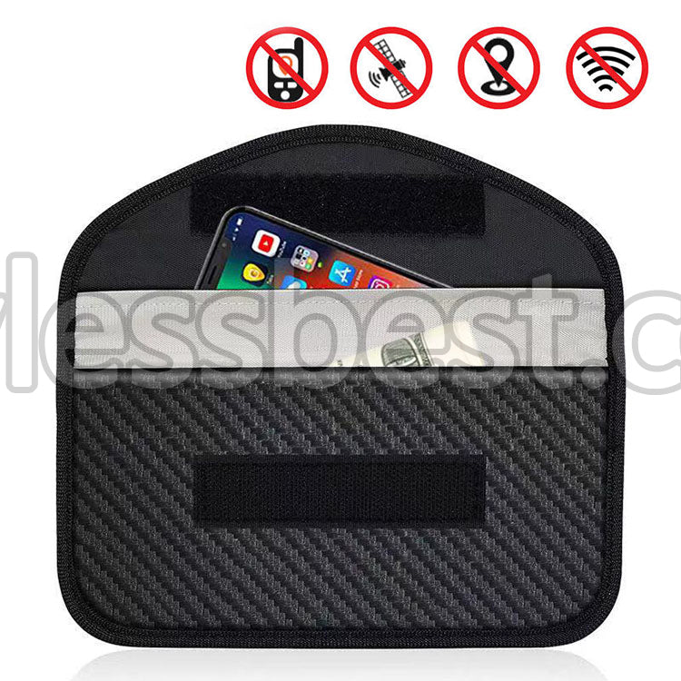 Car Key Signal Blocker Case Faraday Cage Fob Pouch Keyless RFID Blocking Bag