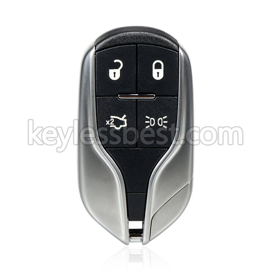 2014 - 2020 Maserati Ghibli Quattroporte Levante / 4 Buttons Remote Key / M3N-7393490 / 433MHz