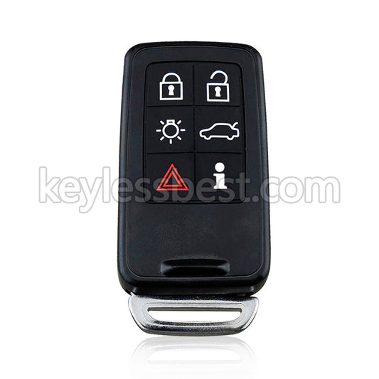 2008-2018 Volvo S60 S60L S80 V60 XC60 / 5 Buttons Remote Key / KR55WK49266 / 433MHz
