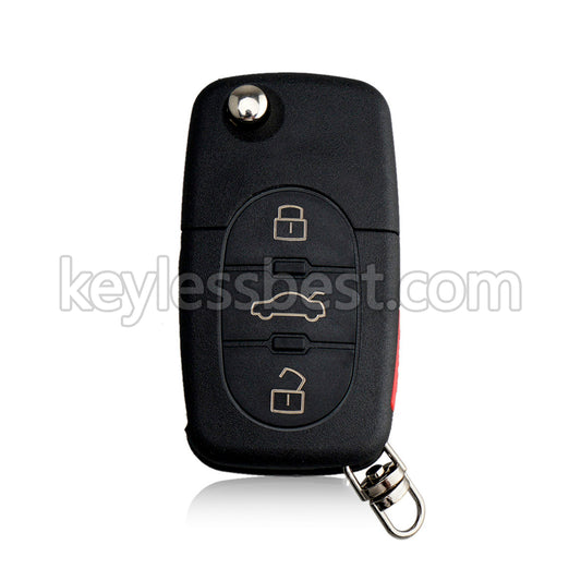 1997-2005 Audi A4 A6 A8 / 4 Buttons Remote Key / MYT8Z0837231 / 315MHz