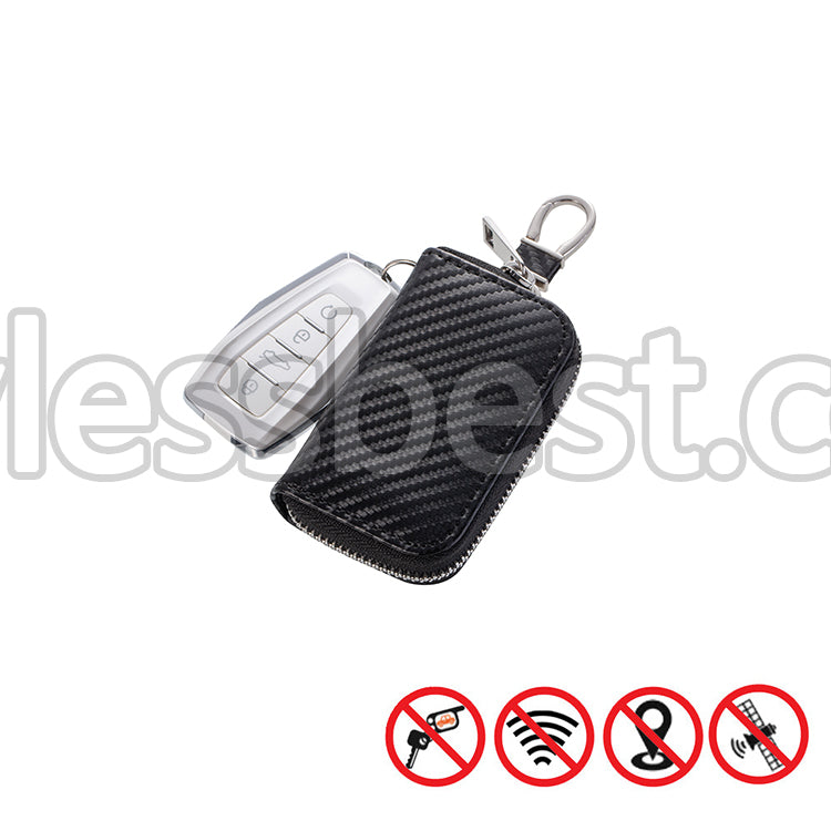 Car Key Signal Blocker Case Faraday Cage Fob Pouch Keyless RFID Blocking Bag