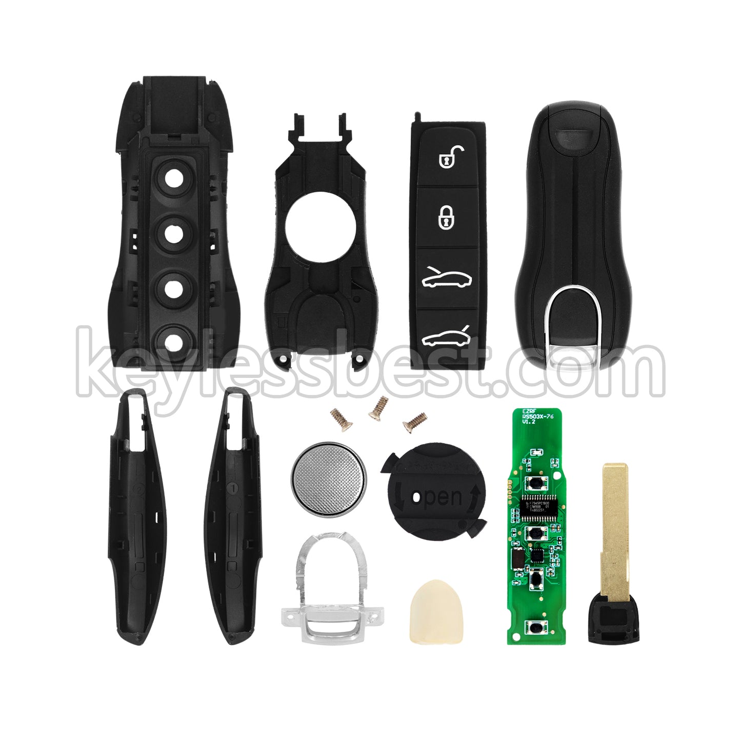 2010 - 2018 Porsche / 4 Buttons Remote Key / KR55WK50138 / 315MHz