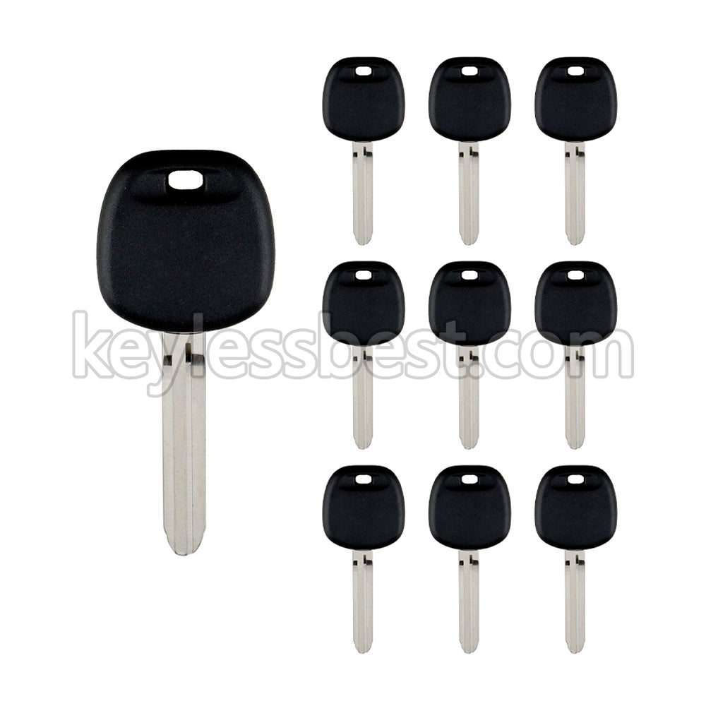 1998-2006 Toyota / 89785-26020 TOY43AT4 692062 Transponder Key / 4C Chip Bundle of 10