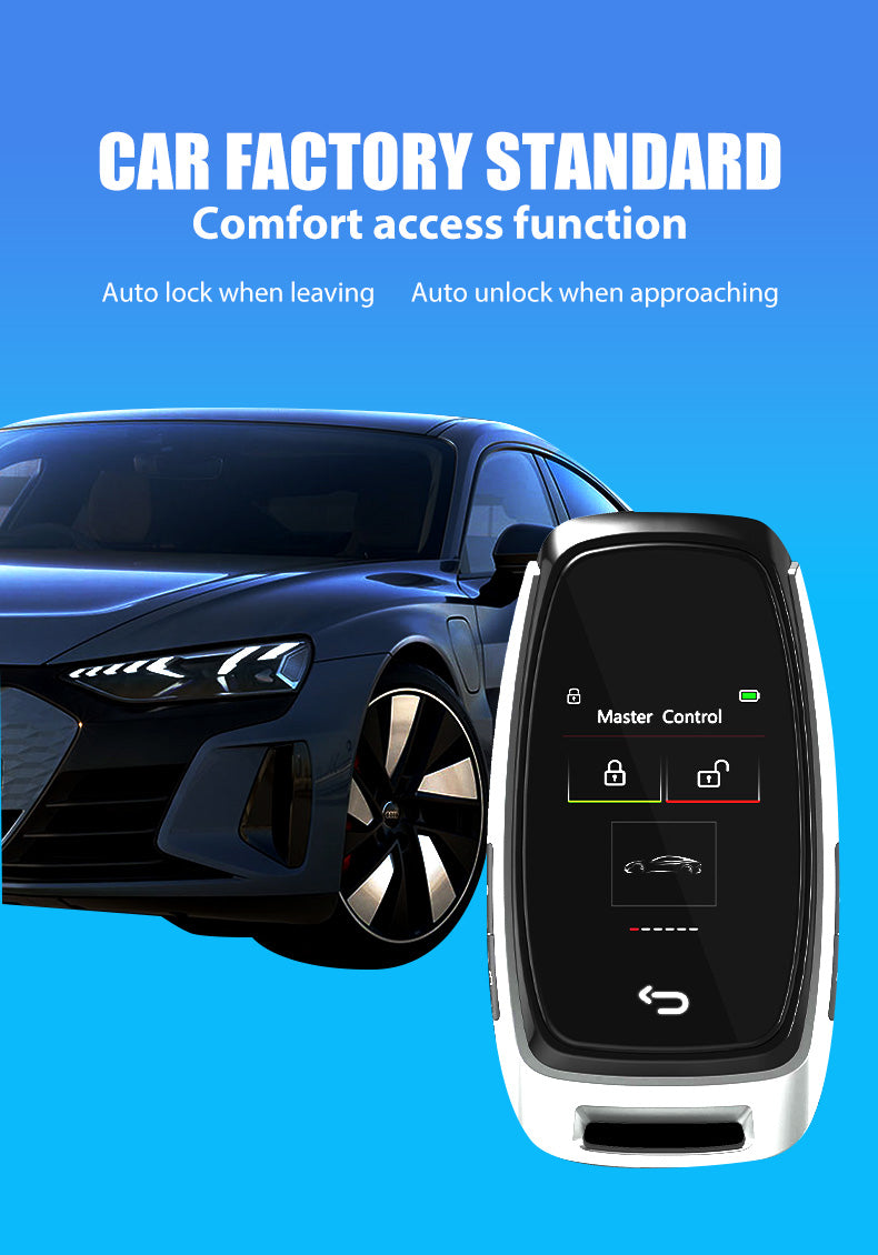 New Arrival CF920 Universal Keyless Entry System Car Touch Screen LCD Remote Control Key for Start Stop Cars