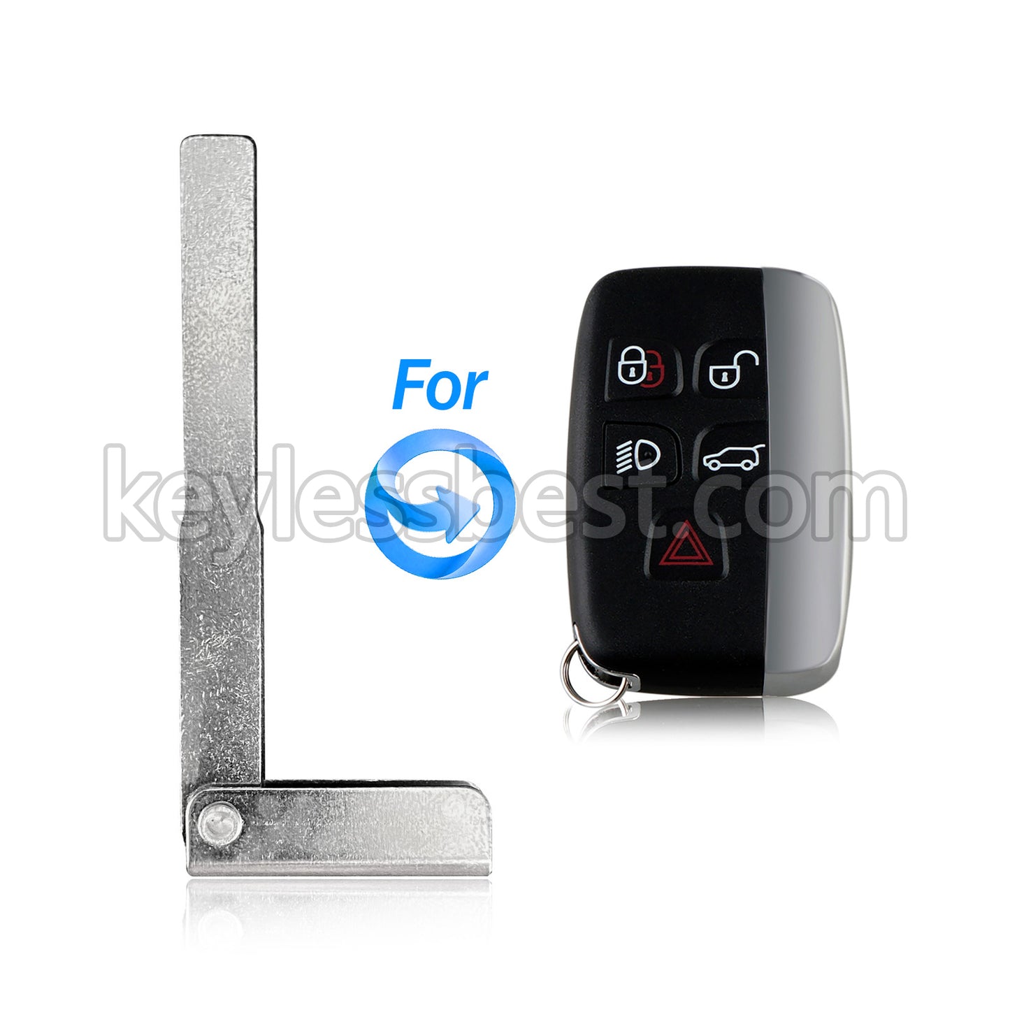 2010-2020 Land Rover Jaguar / Smart Key Emergency Key / PN: CH22-15K601-AB