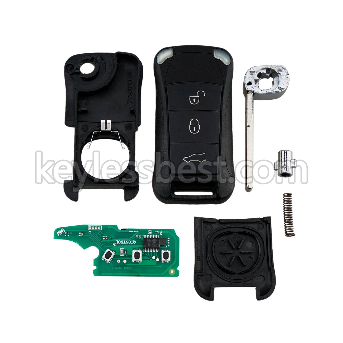 2006-2011 Porsche Cayenne / 4 Buttons Remote Key / KR55WK45032 / 315MHz