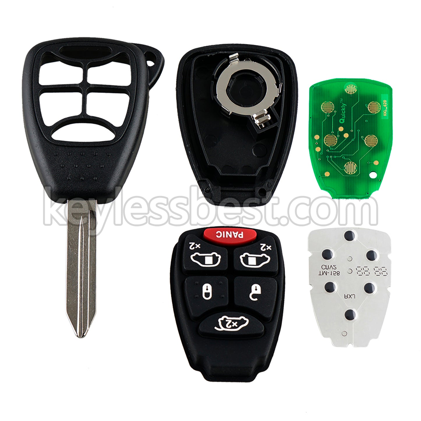 2004-2007 Chrysler Town Country Dodge Caravan Grand Caravan / 6 Buttons Remote Key / M3N5WY72XX / 315MHz