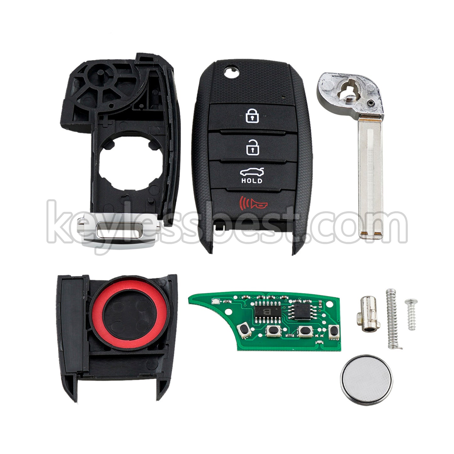2014-2015 Kia Optima Soul / 4 Buttons Remote Key / NYODD4TX1306-TFL / 315MHz