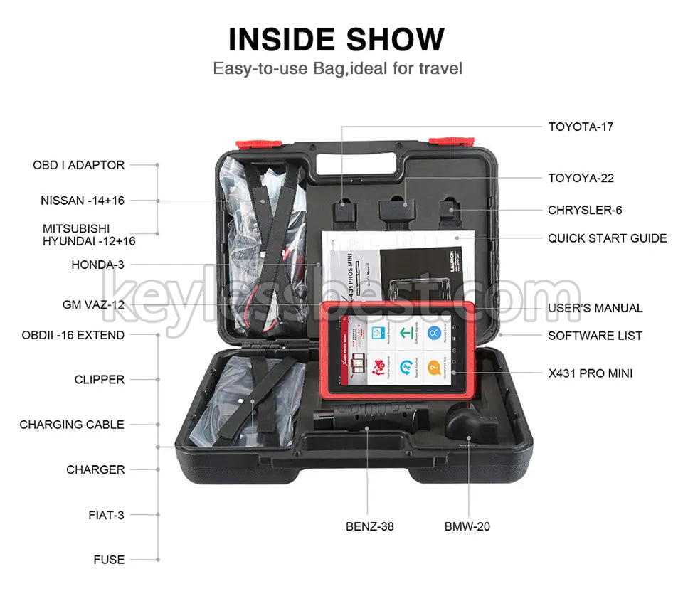 Launch X431 PROS MINI Automotive Diagnostic Scanner OBD2 Scanner Car diagnosis machine Essential details