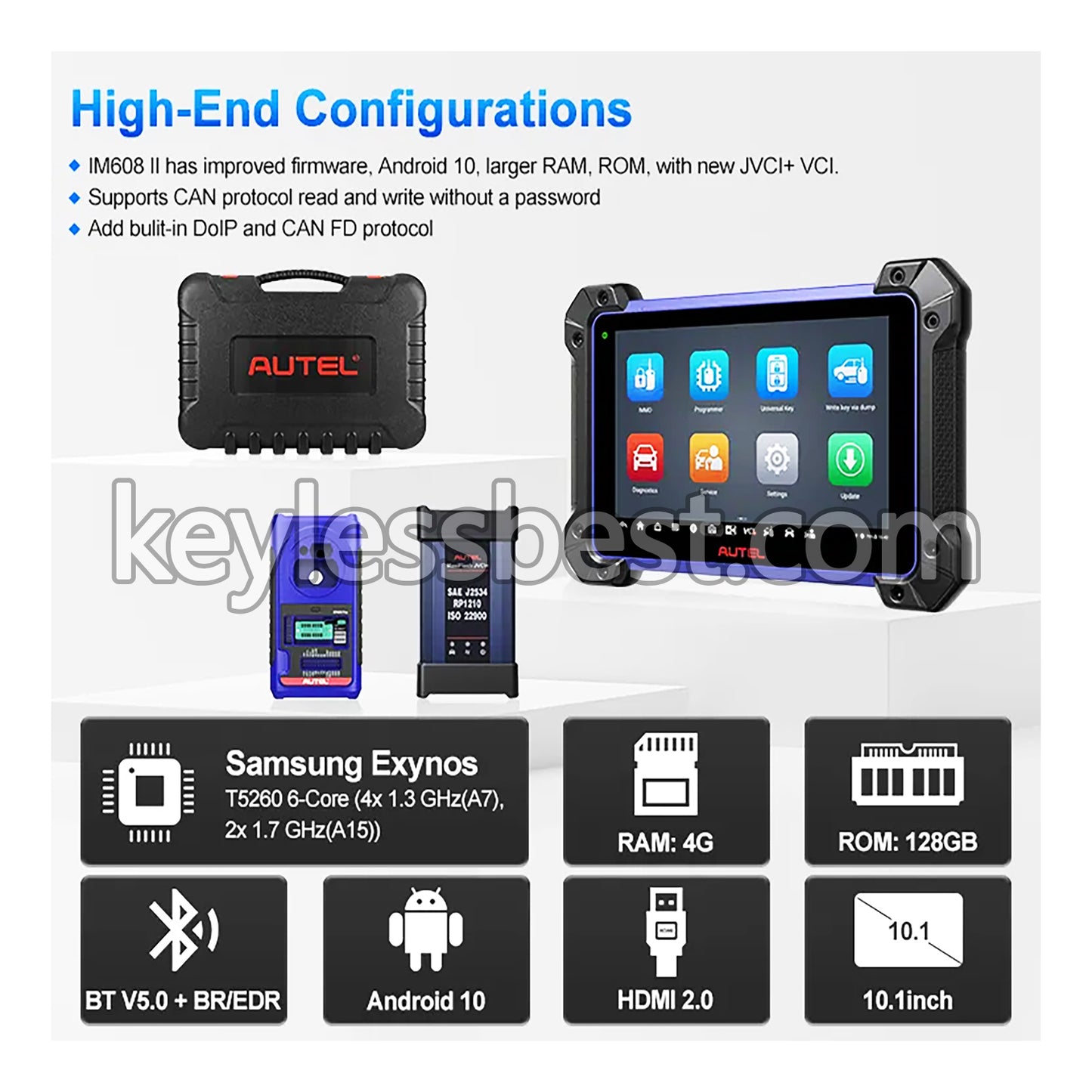 2023 Autel Im608II PRO Im608 keys programmer coding programmer tool car scanner key making machine diagnostic tools for all cars