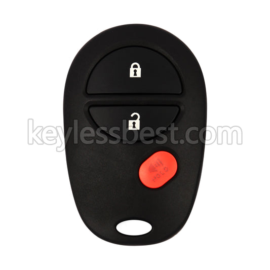 2004 - 2018 Toyota Sequoia Solara Avalon Highlander Sienna Tacoma / 3 Buttons Remote Key / GQ43VT20T / 315MHz