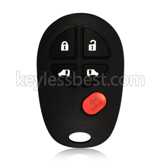 2004 - 2020 Toyota Sienna / 5 Buttons Remote Key / GQ43VT20T / 315MHz