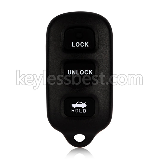 1998 – 2008 Toyota Camry Solara Pontiac Vibe / 4 Buttons Remote Key / GQ43VT14T / 314MHz