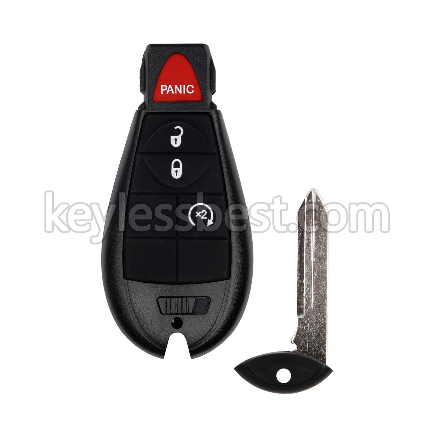 2013-2019 Dodge Ram 1500 Classic / 4 Buttons Remote Key / GQ4-53T / 433MHz