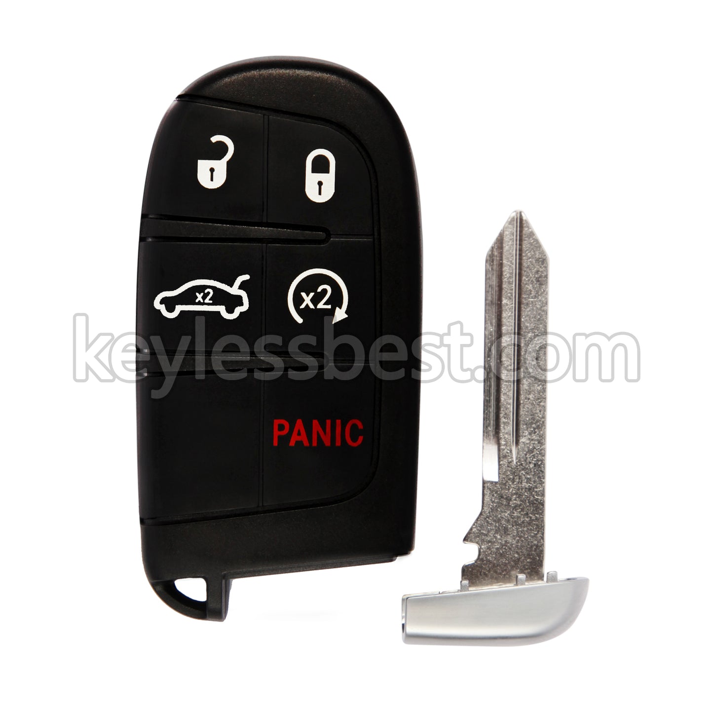 2017-2021 Jeep Compass / 5 Buttons Remote Key / M3N-40821302 / 433MHz