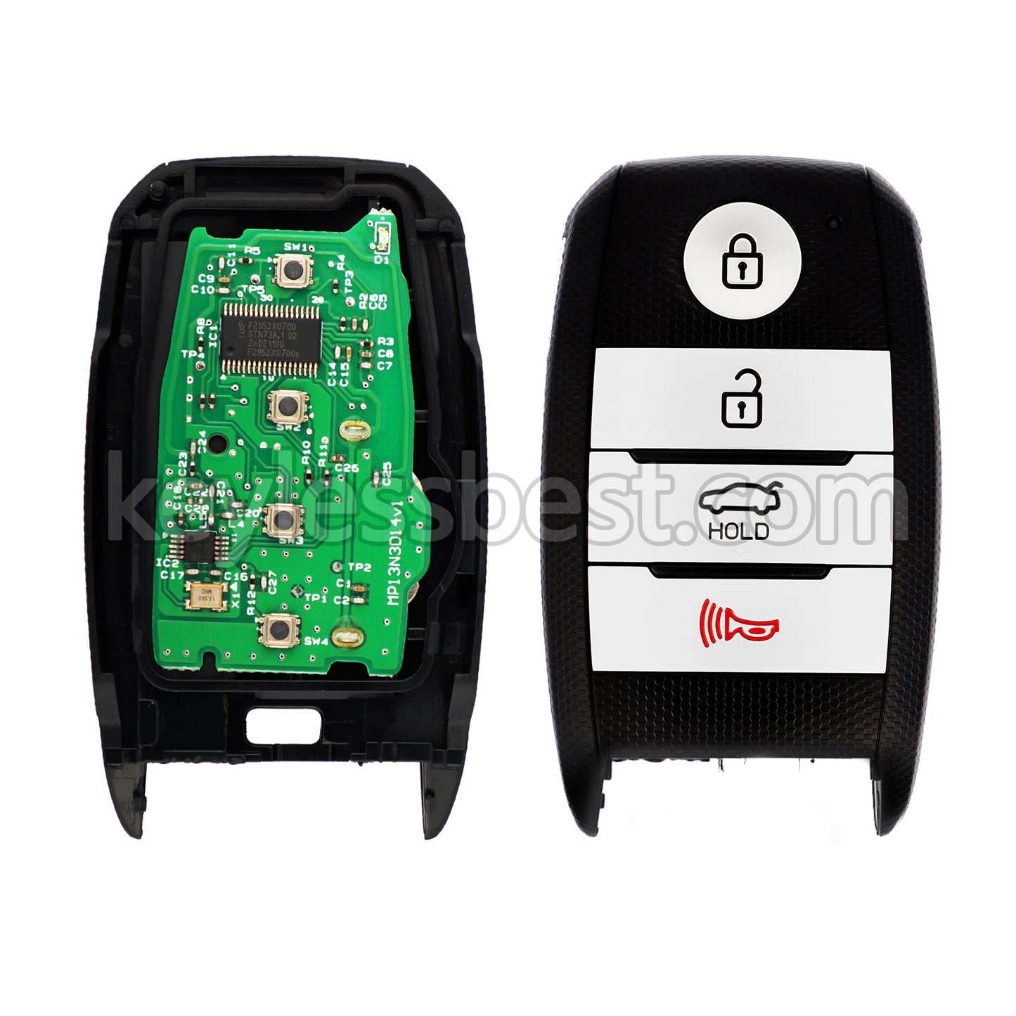 2019 - 2021 Kia Forte / 4 Buttons Remote Key / CQOTD00660 / 434MHz