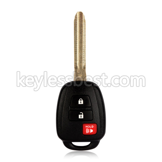 2012 - 2017 Toyota Prius C / 3 Buttons Remote Key / HYQ12BDM / 314MHz