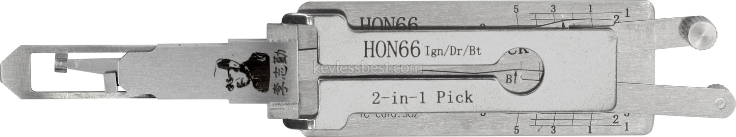 Original Lishi Tools HON66 2 in 1 locksmith tools lock pick For Door Lock Opener Professional Hand Tools