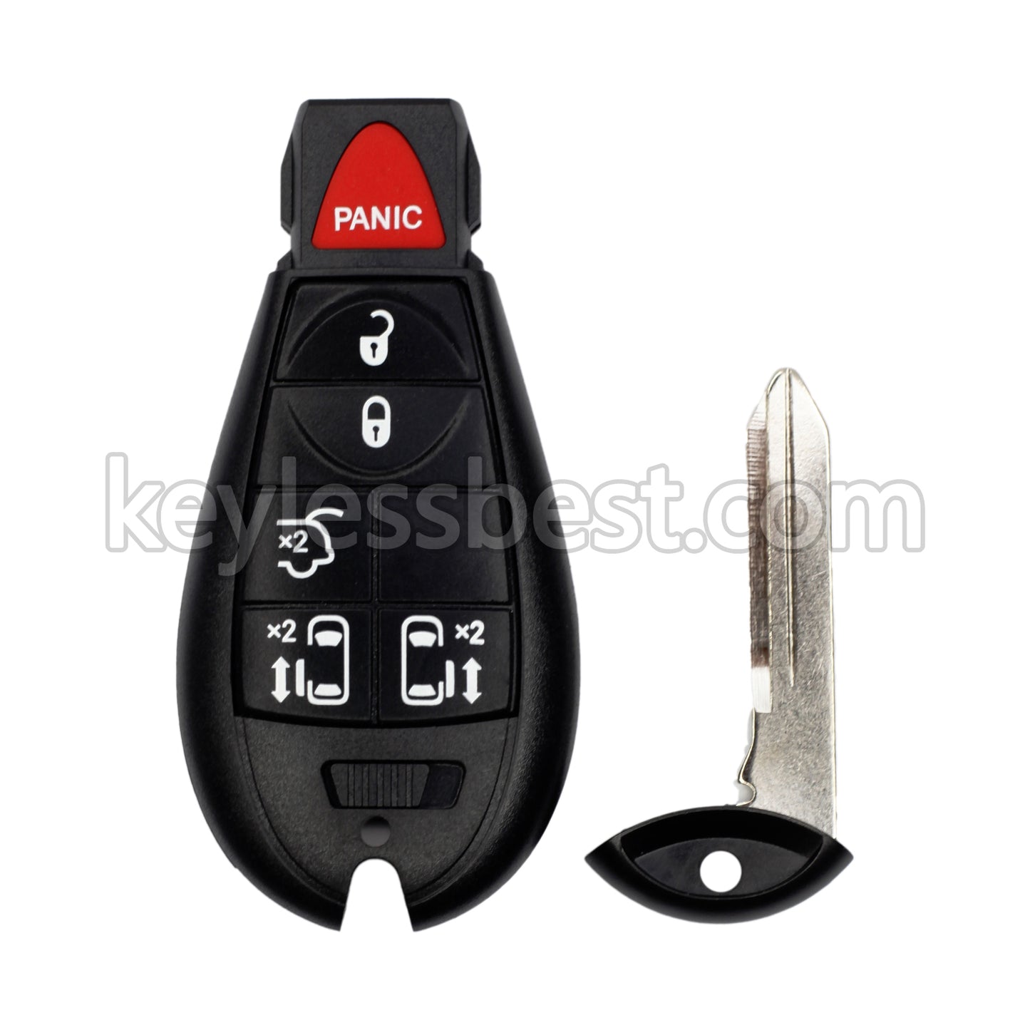 2006-2018 Chrysler Dodge Volkswagen Routan Jeep / 6 Buttons Remote Key / M3N5WY783X / 433MHz