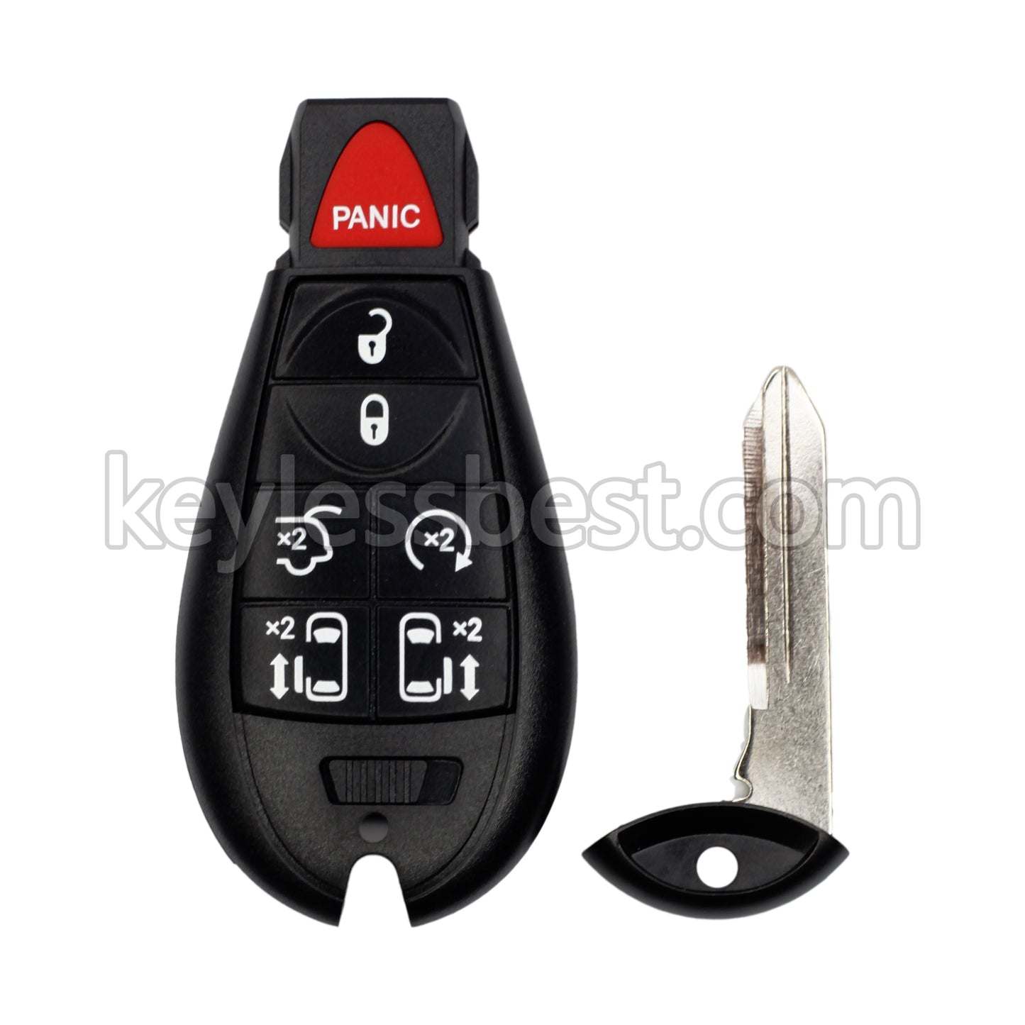 2006-2018 Chrysler Dodge Volkswagen Routan Dodge Jeep Commander Grand Cherokee / 7 Buttons Remote Key / M3N5WY783X / 433MHz