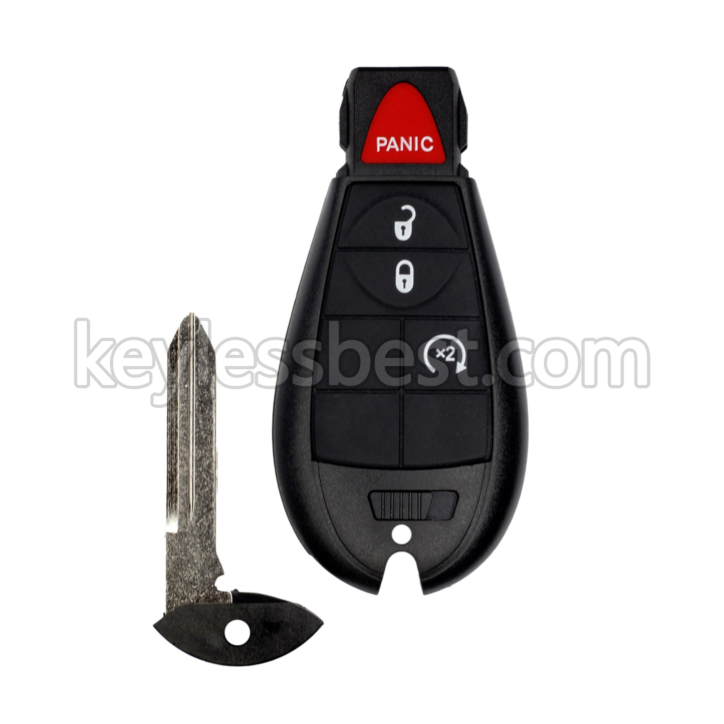 2008-2019 Dodge Chrysler Volkswagen Jeep / 4 Buttons Remote Key / M3N5WY783X / 433MH z