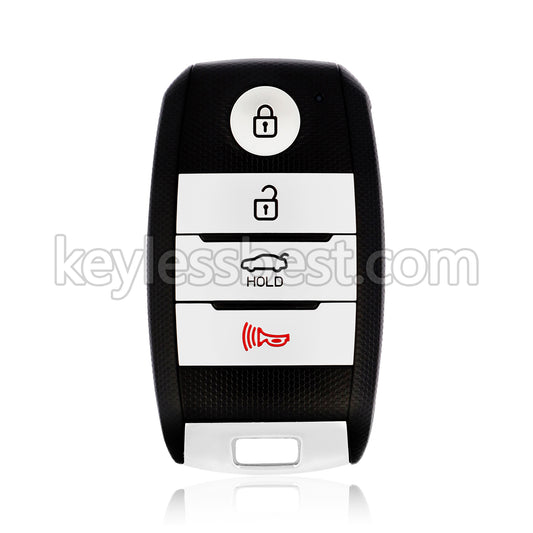 2016 - 2020 Kia Optima (S, EX, SX) Hybrid PHEV (Plug-In Hybrid) / 4 Buttons Remote Key / SY5JFFGE04 / 434MHz