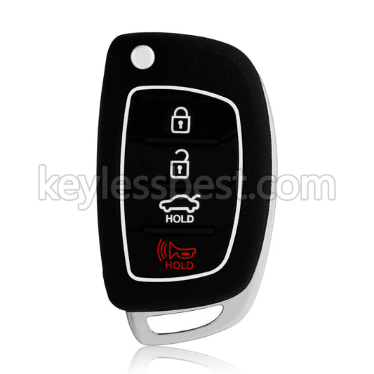 2017-2020 Hyundai Sonata / 4 Buttons Remote Key / TQ8-RKE-4F25 (LF 4BT) / 433MHz