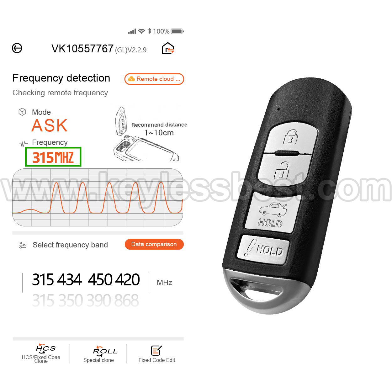 2014-2019 Mazda 6 3 Miata MX-5 / 4 Buttons Keyless Entry Remote / WAZSKE13D02 / PN: GJR9-67-5DY, GJR9-67-5RY, GJY9-67-5DY - Image 5