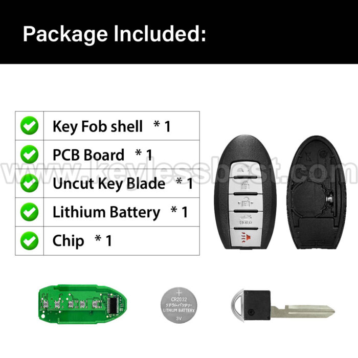 2019-2022 Nissan Altima Versa Sentra / 5 Buttons Keyless Entry Remote / KR5TXN4 / PN:285E3-6RR7A - Image 6