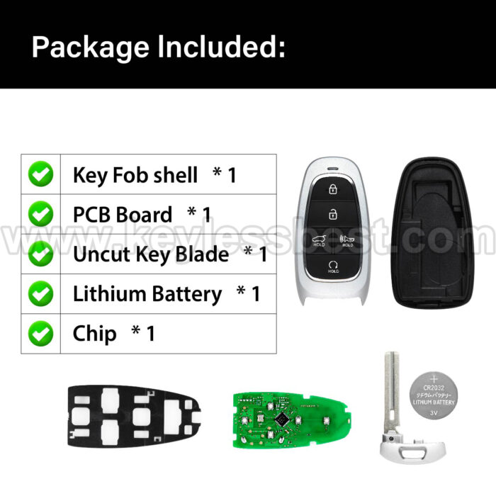 2021-2022 Hyundai Tucson / 5 Buttons Keyless Entry Remote / TQ8-FOB-4F27 / PN:95440-N9070 / 47 - Image 6