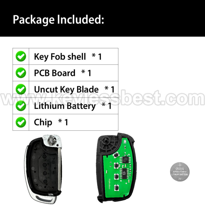 2015 - 2019 Hyundai Tucson / 4 Buttons Keyless Entry Remote / TQ8-RKE-4F25 / PN: 95430-D3010 - Image 6