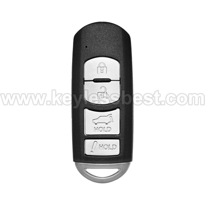 2016-2020 Mazda CX-5 with Power Liftgate CX-9 with Power Liftgate / 4 Buttons Keyless Entry Remote / WAZSKE13D02 / PN:GJY9-67-5DY,   GJY9-67-5RY