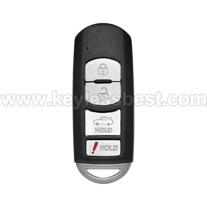2010-2015 Mazda CX-9 CX-7 / 4 Buttons Keyless Entry Remote / WAZX1T763SKE11A04 / PN: TEY1-67-5RY