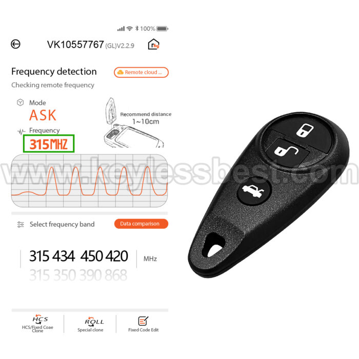 2010-2014 Subaru Forester Impreza Impreza WRX/STI / 4 Buttons Keyless Entry Remote / CWTWB1U819 / PN:88036-FG030 - Image 5