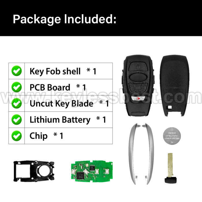 2014 - 2020 Subaru Legacy Outback Forester BRZ Impreza XV Crosstrek WRX STI / 4 Buttons Keyless Entry Remote / HYQ14AHC / PN: 88835-AL04A / 4D - Image 6