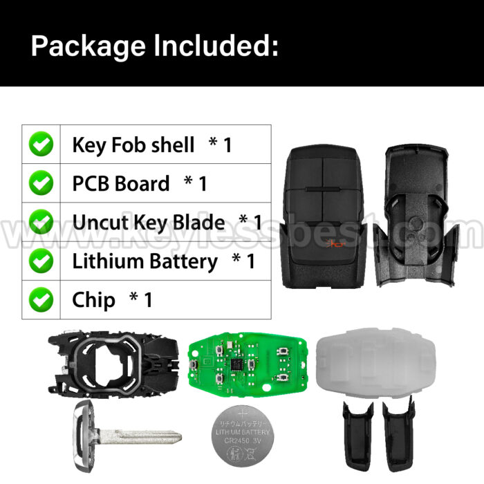 2019-2022 Dodge Ram Pickup HD 2500 3500 4500 5500 Models / 1 Buttons Keyless Entry Remote / GQ4-76T / PN: 68374993AB / 128Bit 4A - Image 6