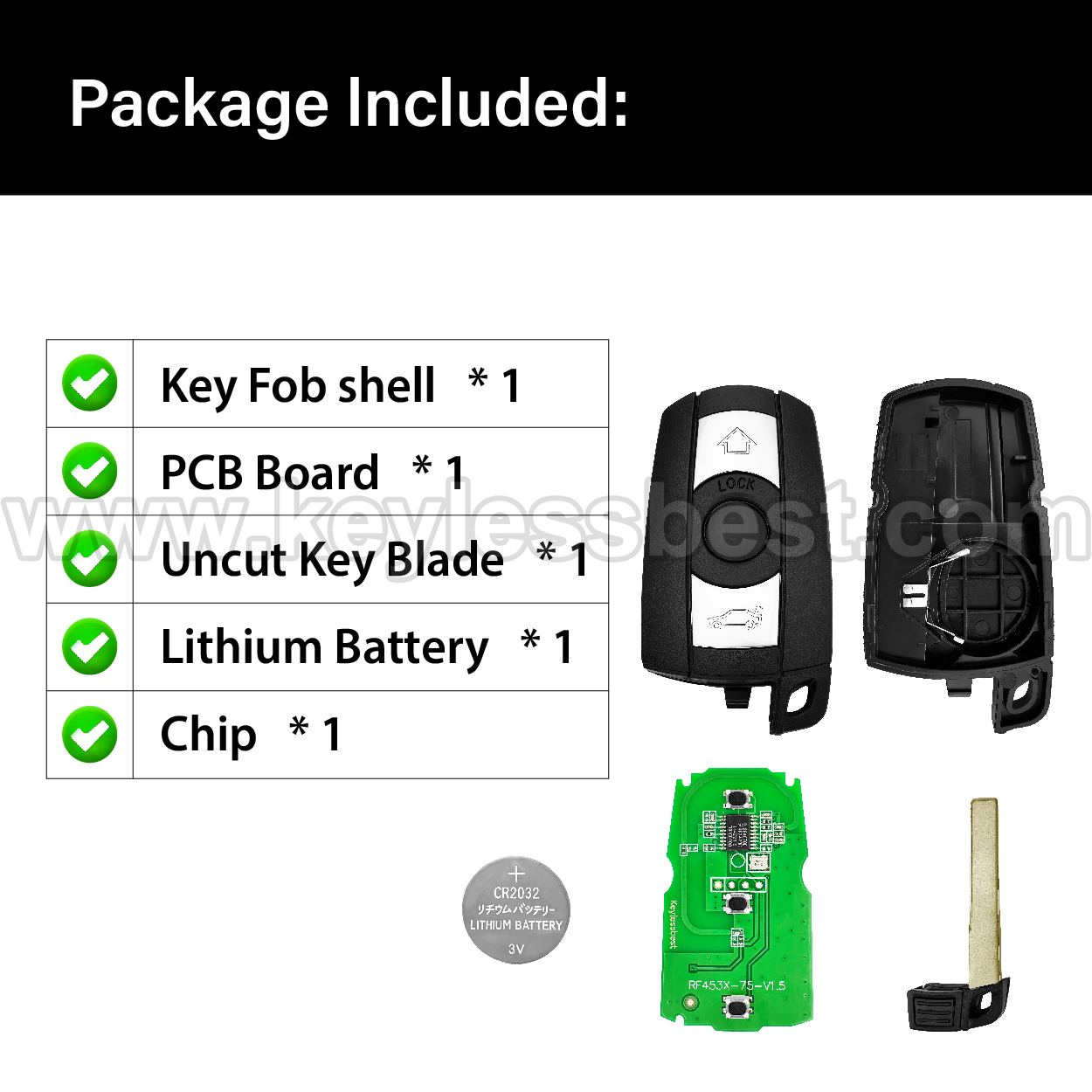 2004-2016 BMW Keyless Entry Fob KR55WK49127 PN: 6986583, 698658305 - Bild 6