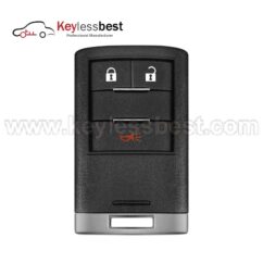 Cadillac 3 buttons 315 MHz PCF7952 chip FCC ID: NBG009768T IC: 2694A-009768T PN: 20984232, 22865378 Buttons: Lock, Unlock, Panic 2010-2016 Cadillac SRX