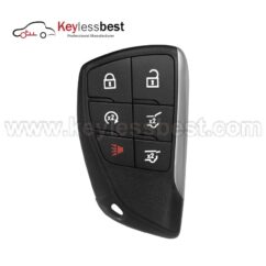 Chevrolet 6 buttons 433MHz 49Chip FCCID:YG0G21TB2 PN: 13537962, 13548431, 13541565, 13545333 Buttons: Lock, Unlock, Panic, Hatch, Glass, Remote Start Test Key: HU100 Battery: CR2450 2020 - 2025 Chevrolet Suburban 2020 - 2025 Chevrolet Tahoe