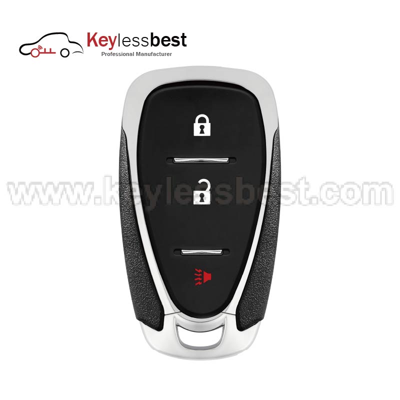 Chevrolet 3 buttons 315MHz Chip:46 FCC ID: HYQ4AA IC: 1551A-4AA PN: 13585723, 13529665, 13508766 Buttons: Lock, Unlock, Panic 2016 - 2021 Chevrolet Spark 2017 - 2020 Chevrolet Sonic 2018 - 2022 Chevrolet Equinox w/o remote start 2018 - 2022 Chevrolet Traverse 2020 - 2022 Chevrolet Blazer