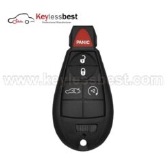 Dodge 5 buttons 433Mhz Chip : 46 FCC ID: M3N32297100 IC: 7812A-32297100 PN: 56046773AA Buttons: Lock, Unlock, Panic, Remote Start, Trunk 2012 - 2016 Dodge Dart