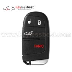 Jeep 4 buttons 433MHz Chip:4A FCCID:M3N-40821302 IC: 7812A-40021302 PN: 68250341 / 68250341AB Buttons: Unlock, Lock, Hatch, Panic 2017-2021 JEEP COMPASS