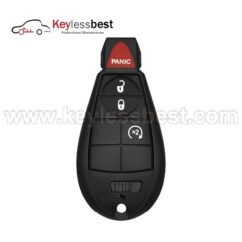 Jeep Cherokee 4 buttons 433MHz Chip: 4A ID47 FCC ID: GQ4-53T IC: 1470A-34T Buttons: Lock, Unlock, Panic, Remote Start 2014 - 2020 Jeep Cherokee * Not Compatible With Other FOBIKS This transponder key can be used as an alternative for FCC ID GQ4-53T Fobik for Jeep Cherokee