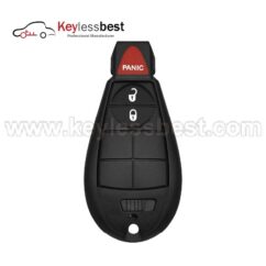 Jeep Cherokee 3 buttons 433MHz Chip: 4A ID47 FCC ID: GQ4-53T IC: 1470A-34T Buttons: Lock, Unlock, Panic 2014 - 2020 Jeep Cherokee * Not Compatible With Other FOBIKS This transponder key can be used as an alternative for FCC ID GQ4-53T Fobik for Jeep Cherokee