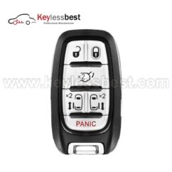 Chrysler 6 Buttons Frequency: 434 Mhz FCC ID: M3N-97395900 IC: 7812A97395900 PN: 68241532AC, 68241532AB Buttons: Lock, Unlock, Panic, Trunk, 2 Slide door Battery: CR2032 Test Key: Y1712017 - 2024 Chrysler Pacifica 2020 - 2024 Chrysler Voyager