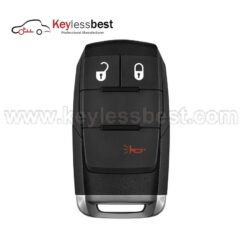 Dodge 3 Button 433MHz Chip:128Bit 4A FCC ID: GQ4-76T IC: 1470A-76T PN: 68374993AB Buttons: Lock, Unlock, Panic 2019 - 2022 Dodge Ram Pickup HD 2500 3500 4500 5500 Models