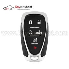 Chevrolet 6 buttons 434Mhz Chip:46 FCC ID: HYQ4ES IC: 1551A-4ES PN: 13522886 Buttons: Lock, Unlock, Panic, Trunk Test Key: HU100 Battery: CR2032 2021 - 2024 Chevrolet Camaro 2021 - 2024 Chevrolet Malibu NOTE: Please Check FCC Id on 2021 Malibu....2021 is split year for Malibu might use FCC ID HYQ4EA